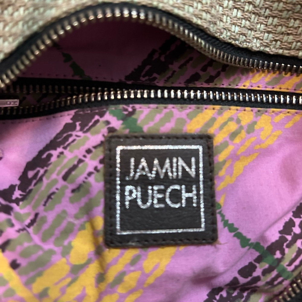 Jamin Puech tote w/beads
sequins,raffia floral embroidery - Picture 10 of 15